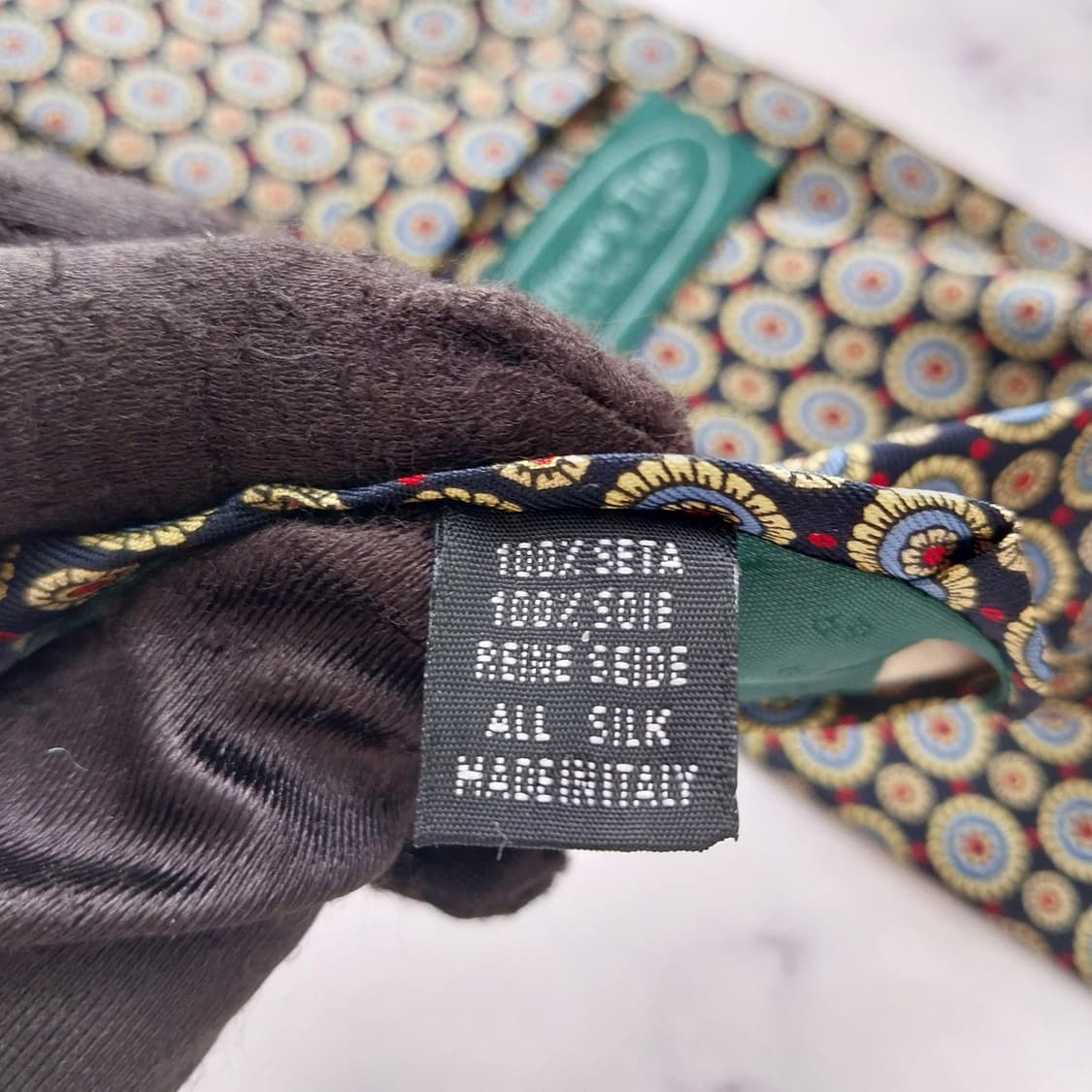 앤드류스타이 메달리온 패턴 넥타이 10.2cm S~A+등급 K2434
 상품이미지10