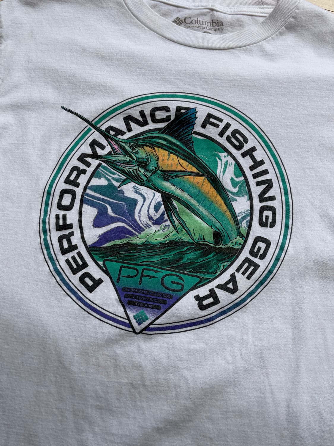 아메리칸 빈티지 컬럼비아 PFG 녹새치 피싱 티셔츠 M (97) 상품이미지1