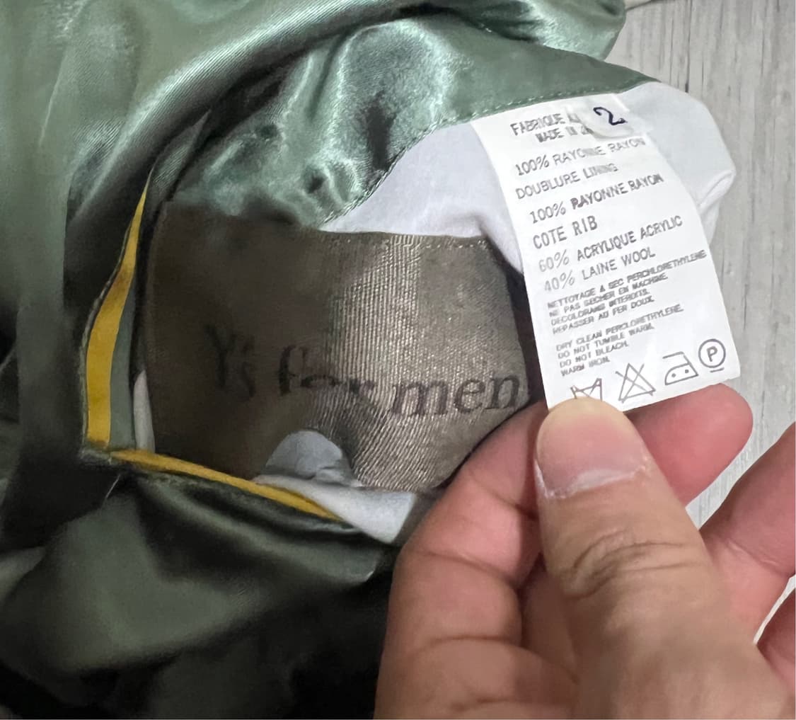 요지야마모토 블루종(리버서블) 자켓 상품이미지3