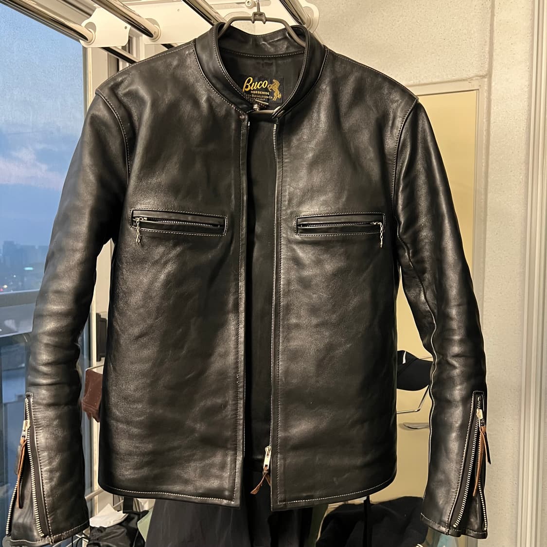 리얼맥코이 Buco 부코 j-100 가죽 레더 자켓 38 뉴핏 신핏 상품이미지1