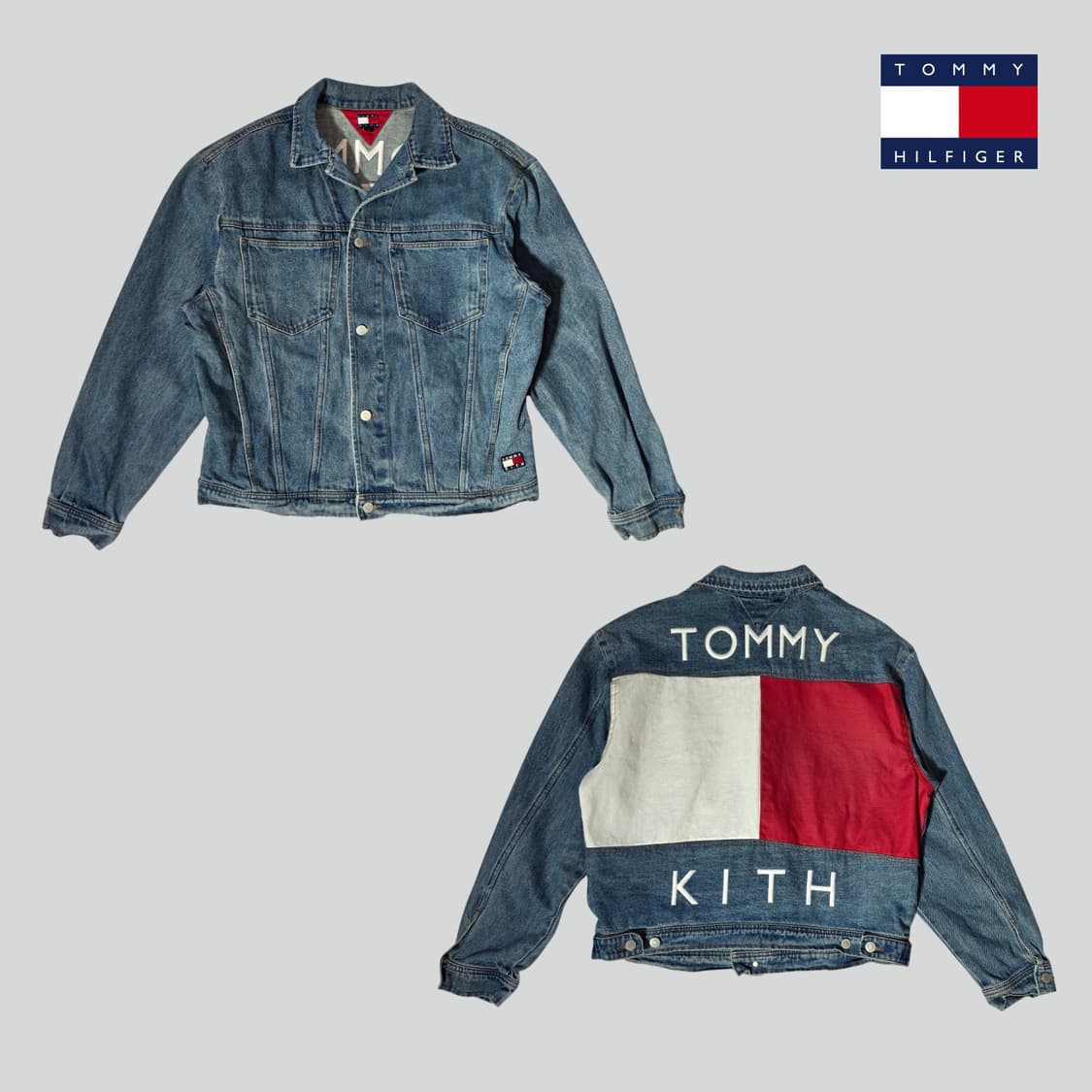 [M]타미 키스 청자켓 TOMMY x KITH 데님 자켓 상품이미지1