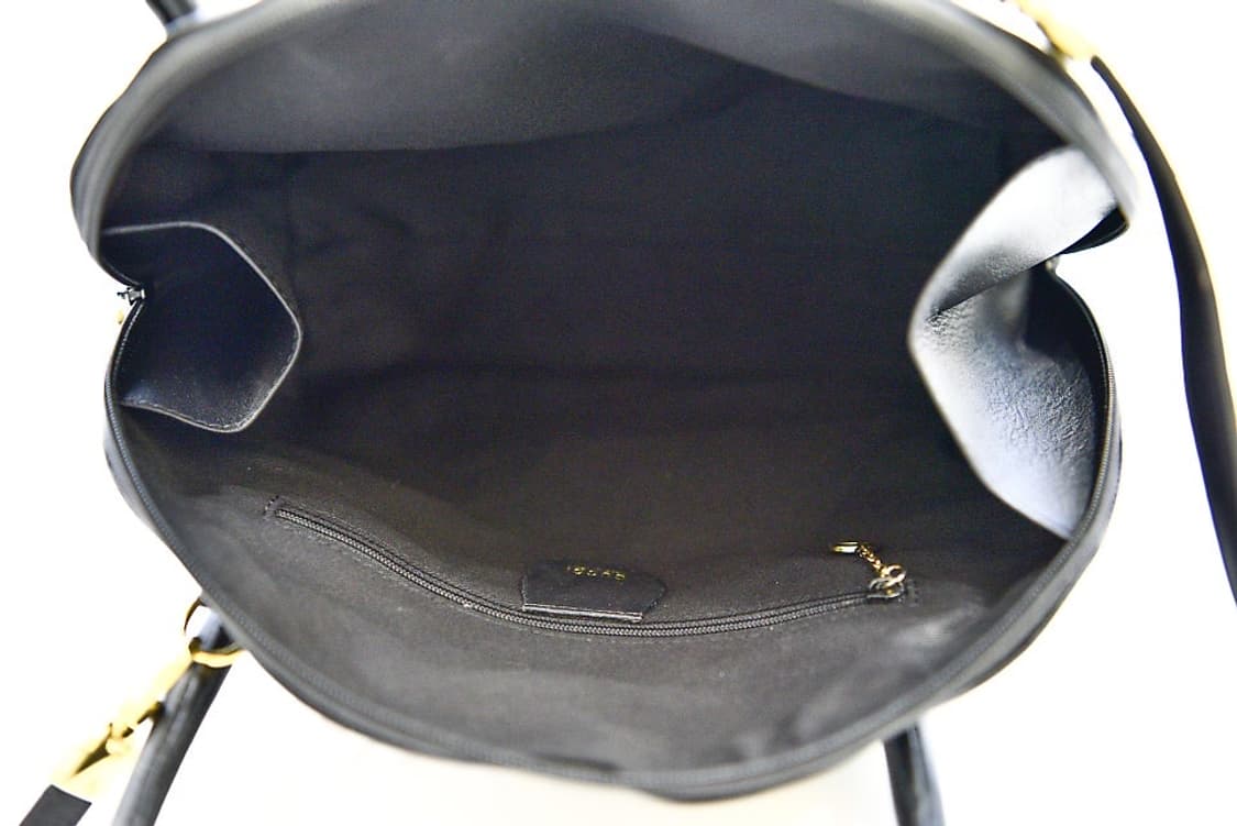 구찌 뱀부 지퍼 레더 투웨이백 (정품) 상품이미지10