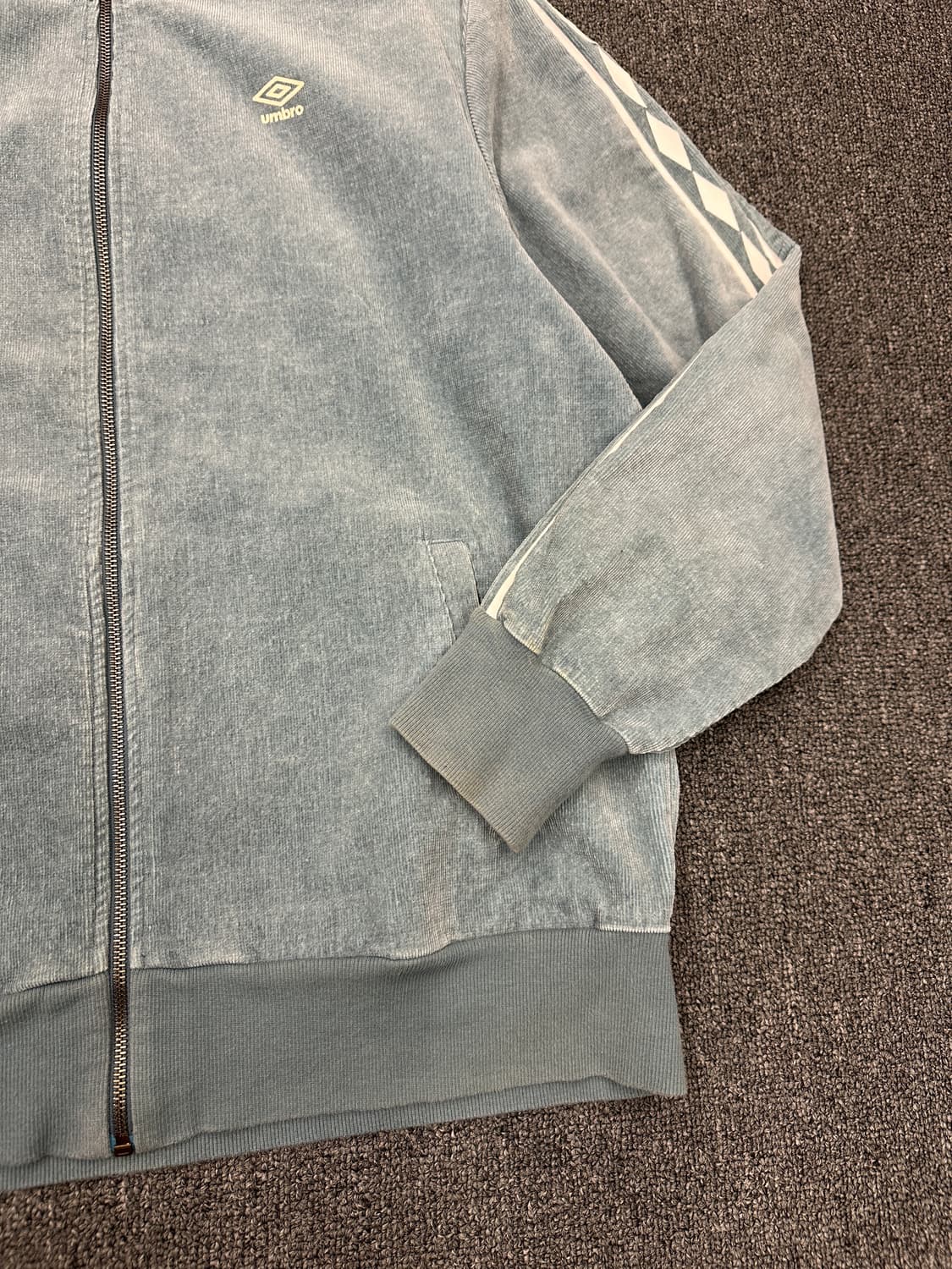 2XL) 엄브로 코듀로이 트랙탑 져지 집업 상품이미지6