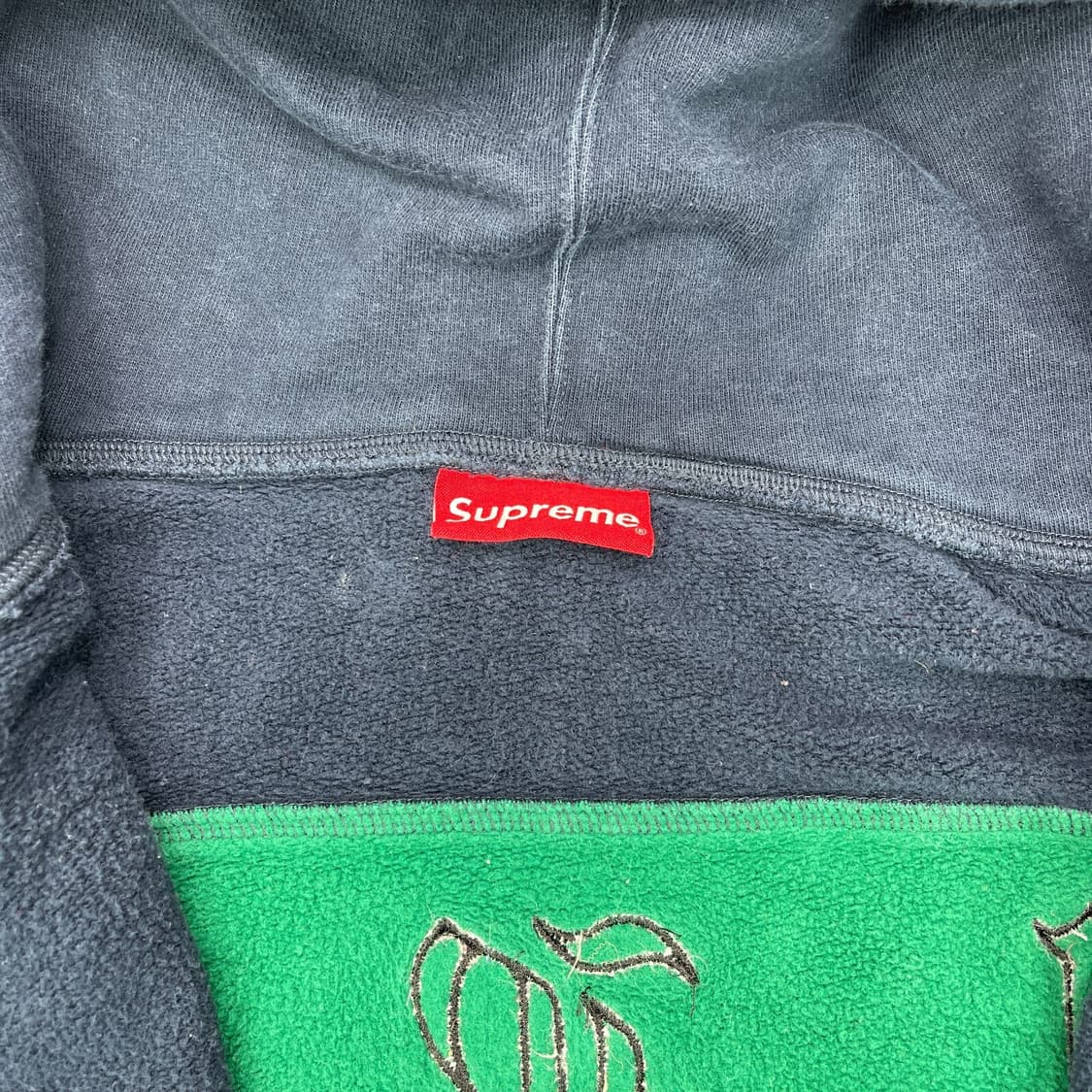 19SS 슈프림 올드 잉글리시 스트라이프 후드집업 상품이미지6