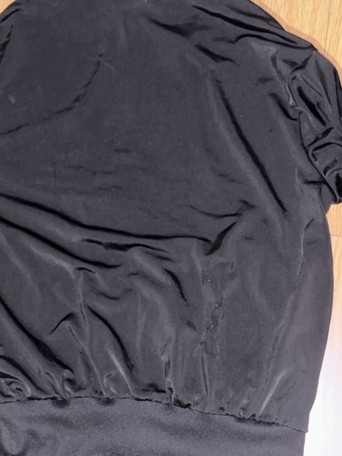 아디다스 파이어버드 져지 블랙 (뒷면 하단 보풀 때문에 떨이함!! 상품이미지2