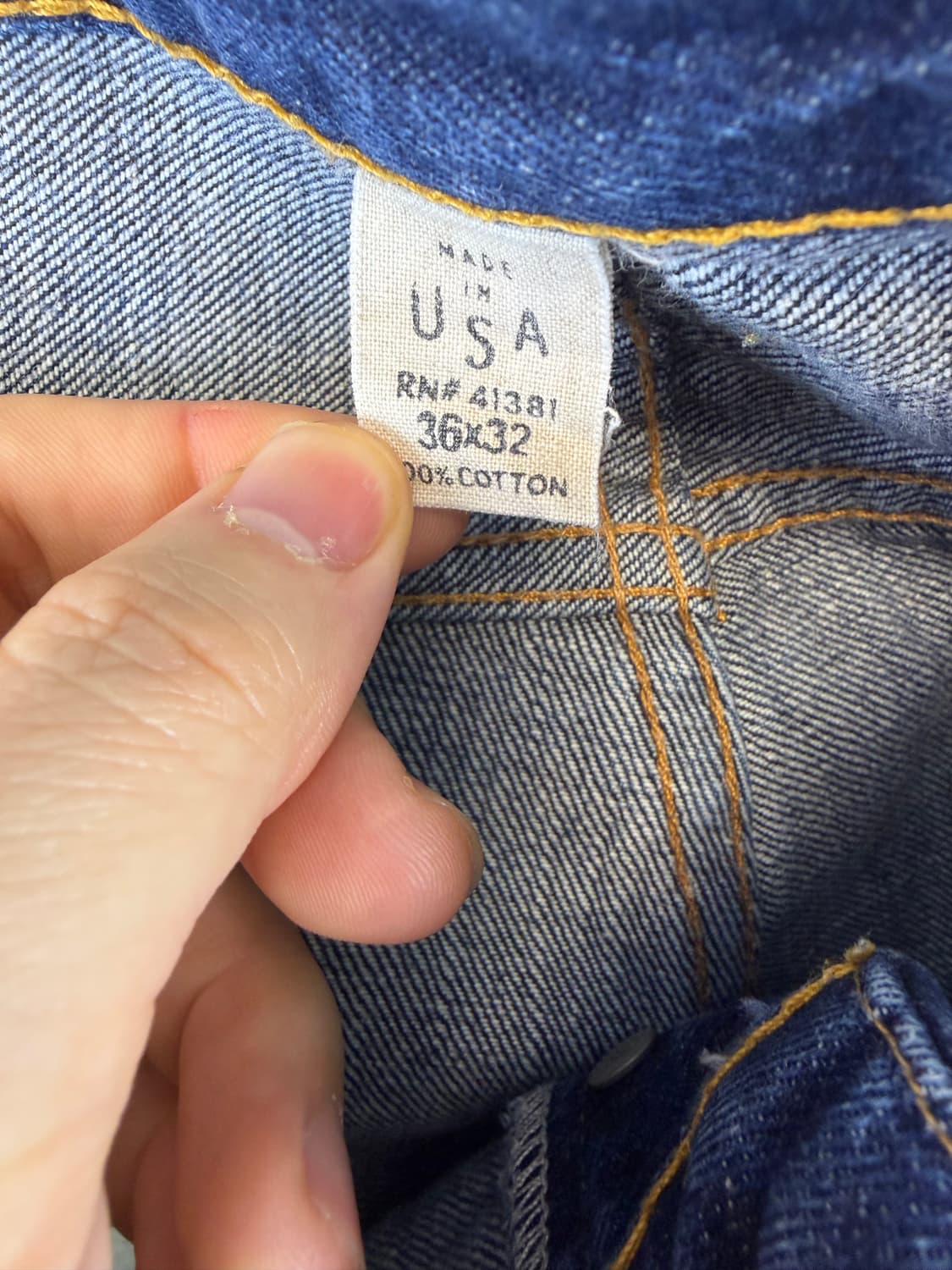 [RRL]더블알엘 빈티지파이브포켓 빈파포 36 size 데님 상품이미지6