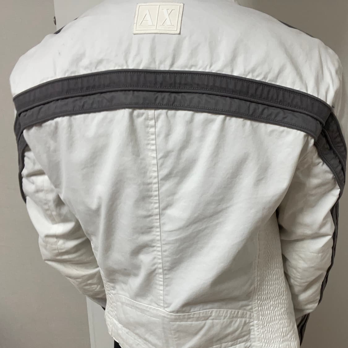 ARMANI EXCHANGE WHITE RIDER JACKET 상품이미지4