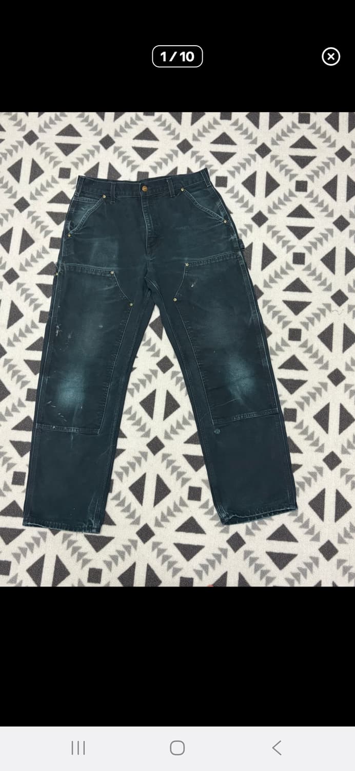 칼하트 빈티지 더블니 워크팬츠 30×32 상품이미지1