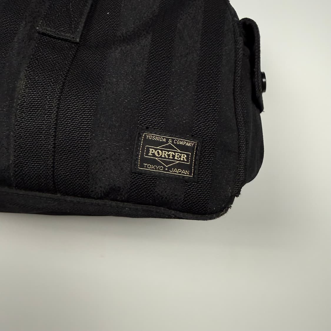 요시다포터 70주년 탱고 보스턴백 블랙 상품이미지4