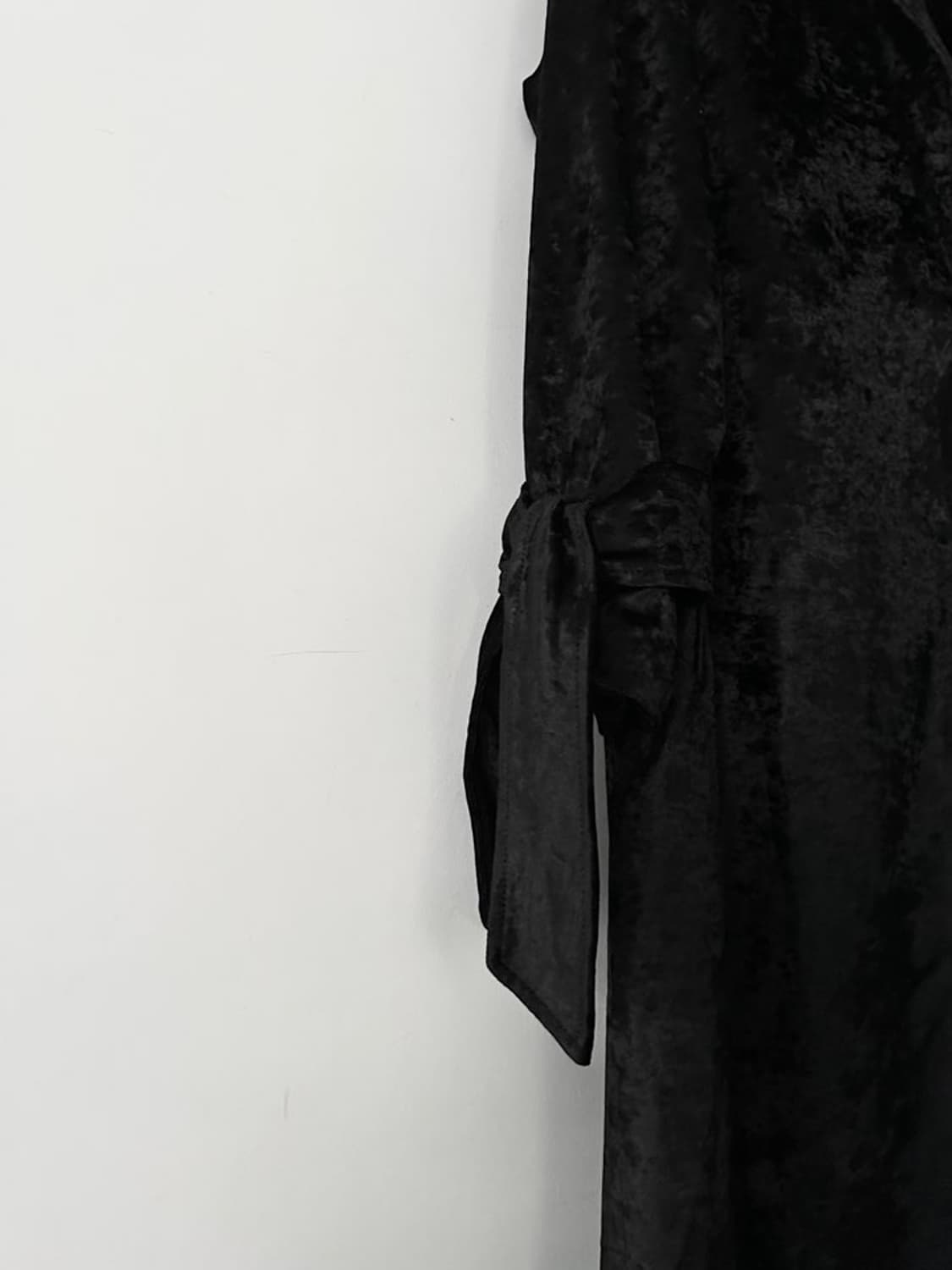 Velvet hunt long jacket / black 상품이미지6