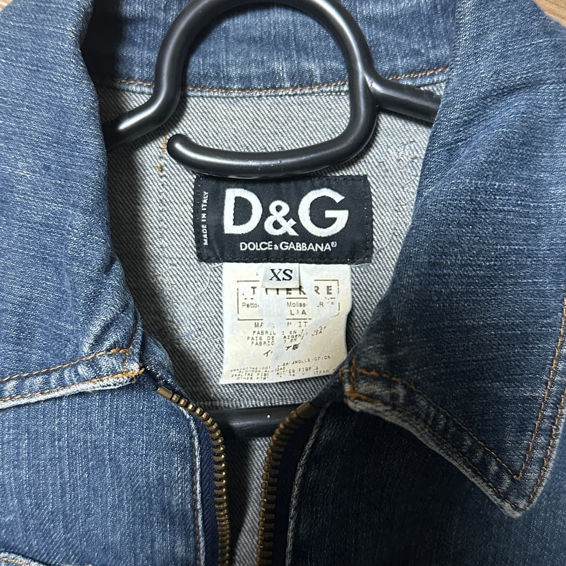 돌체앤가바나 D&G 빈티지 데님 자켓 상품이미지6