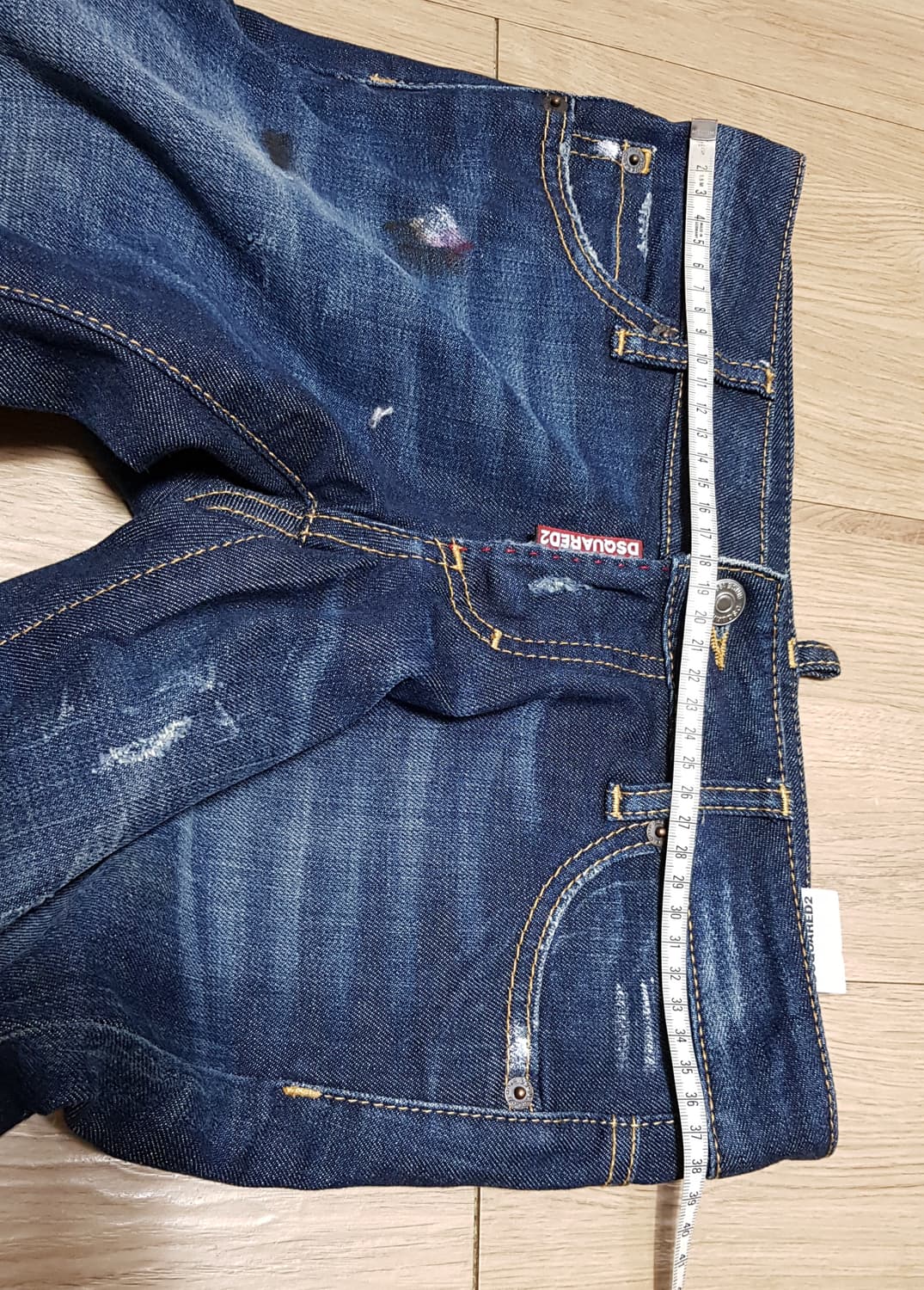 디스퀘어드 여성 스키니 데님 S75LA0536 매장판 뒷지퍼 상품이미지5