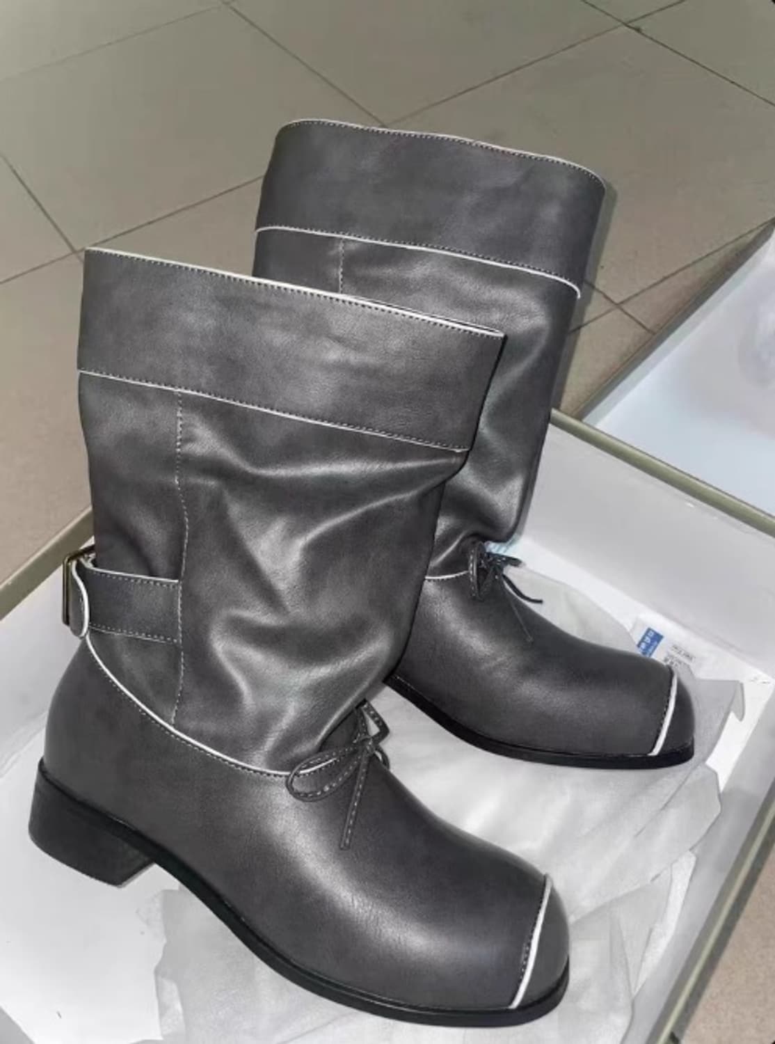 open yy 스타일 부츠 새상품 상품이미지5