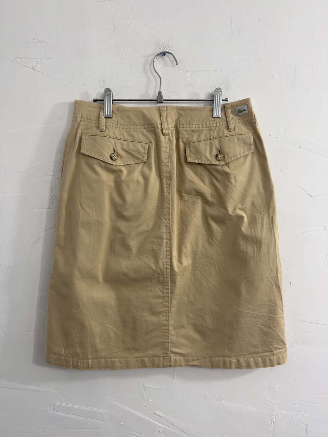 lacoste beige cotton midi skirt 상품이미지3