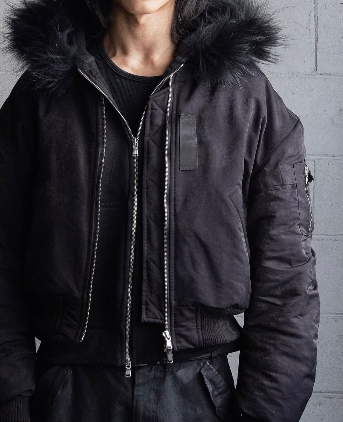 포그서비스 N2B 퍼 후드집업 초판 2 상품이미지3