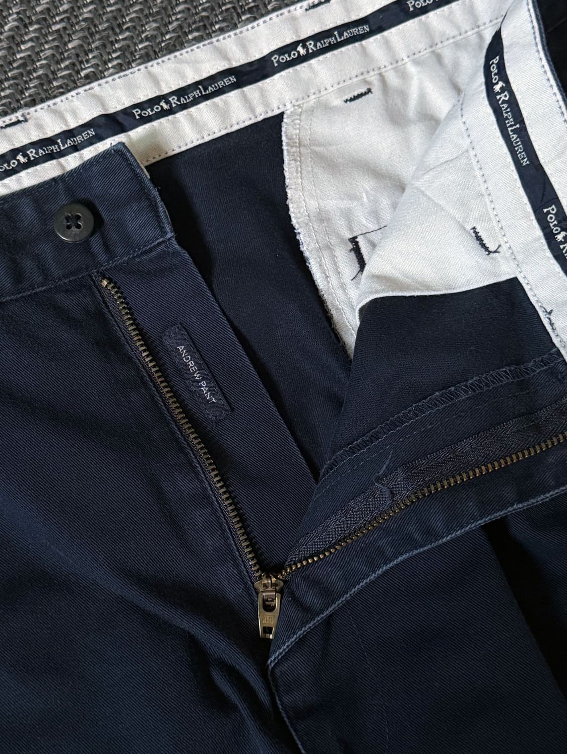 (38) 90s USA 폴로 랄프로렌 앤드류 더블 플리츠 치노 팬츠 상품이미지3