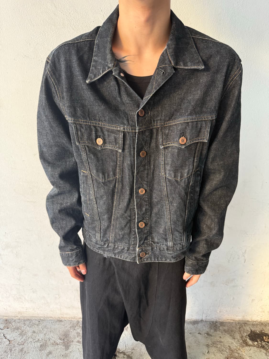 Yoshiyuki Konishi picce denim jacket 상품이미지1
