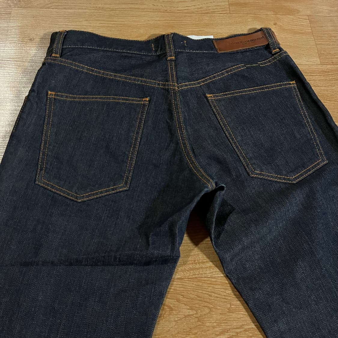 [29-30] (새상품) 돌체 가죽패치 생지데님 상품이미지2