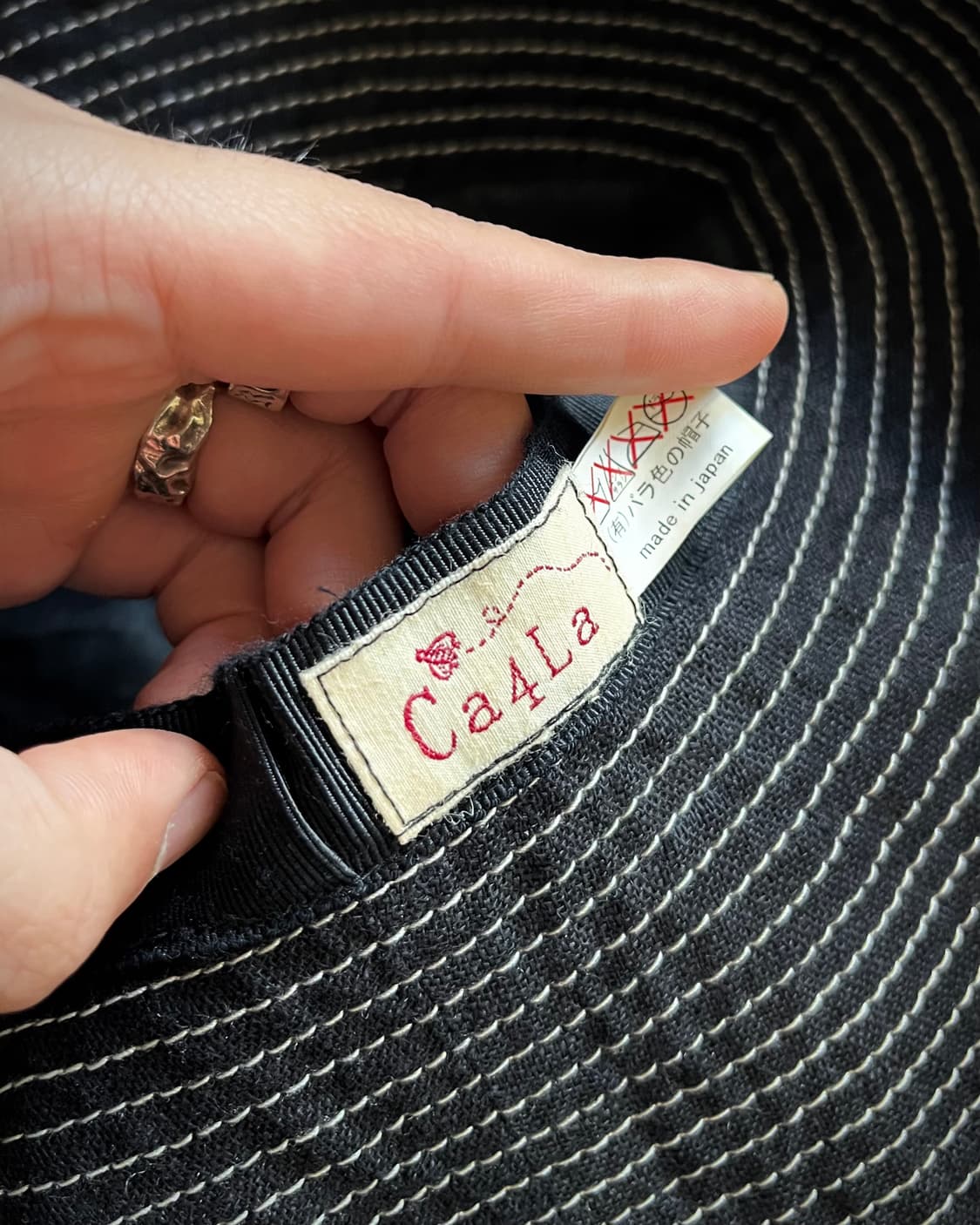CA4LA Japan Ribbon Trim Linen Bucket Hat 상품이미지7