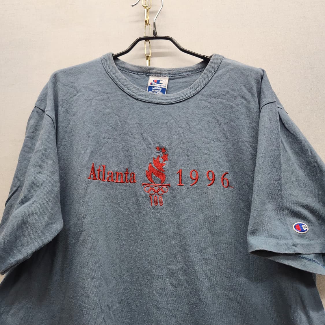 올드스쿨 챔피온 애틀란타 올림픽 USA 반팔티 L(XL) 상품이미지2