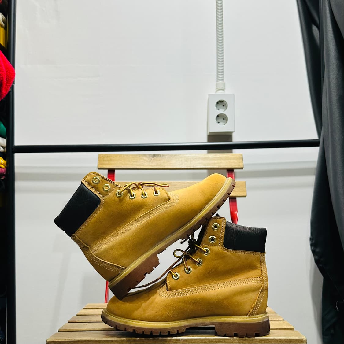 7W 250-255) 팀버랜드 워커 남성 남자 부츠 6인치 옐로우 상품이미지8