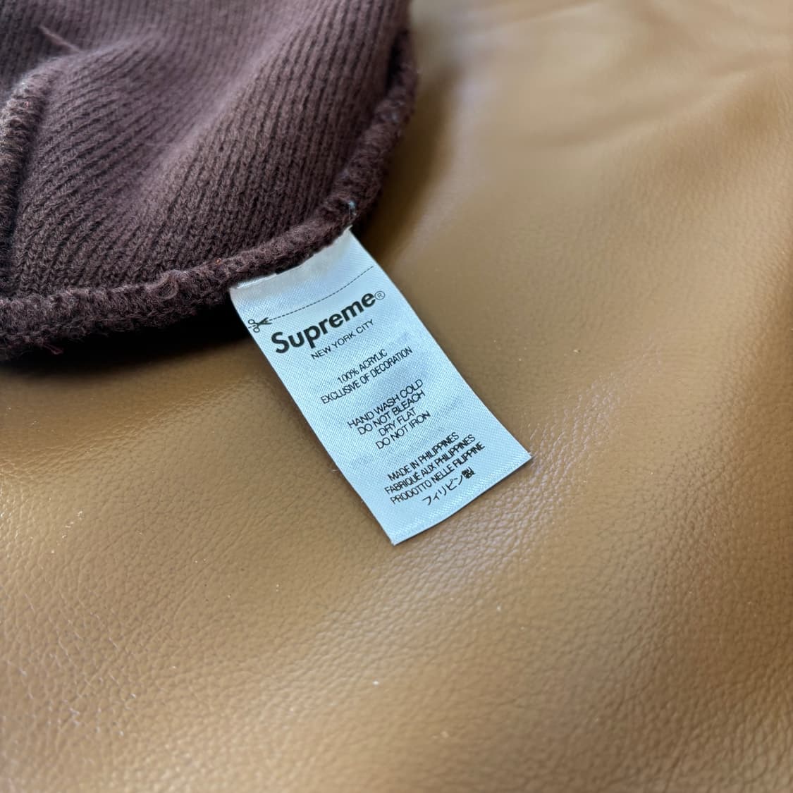 슈프림 디키즈 비니 모자 브라운 상품이미지5