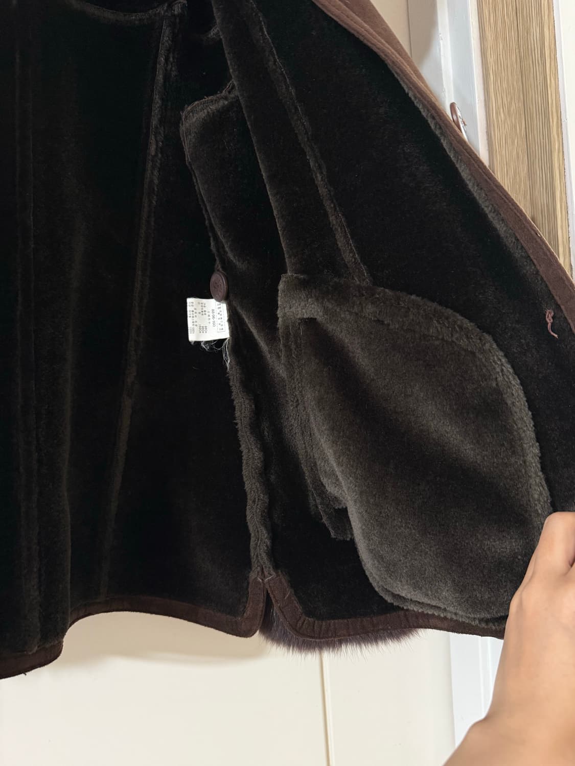 리얼 퍼 스웨이드 자켓 상품이미지7