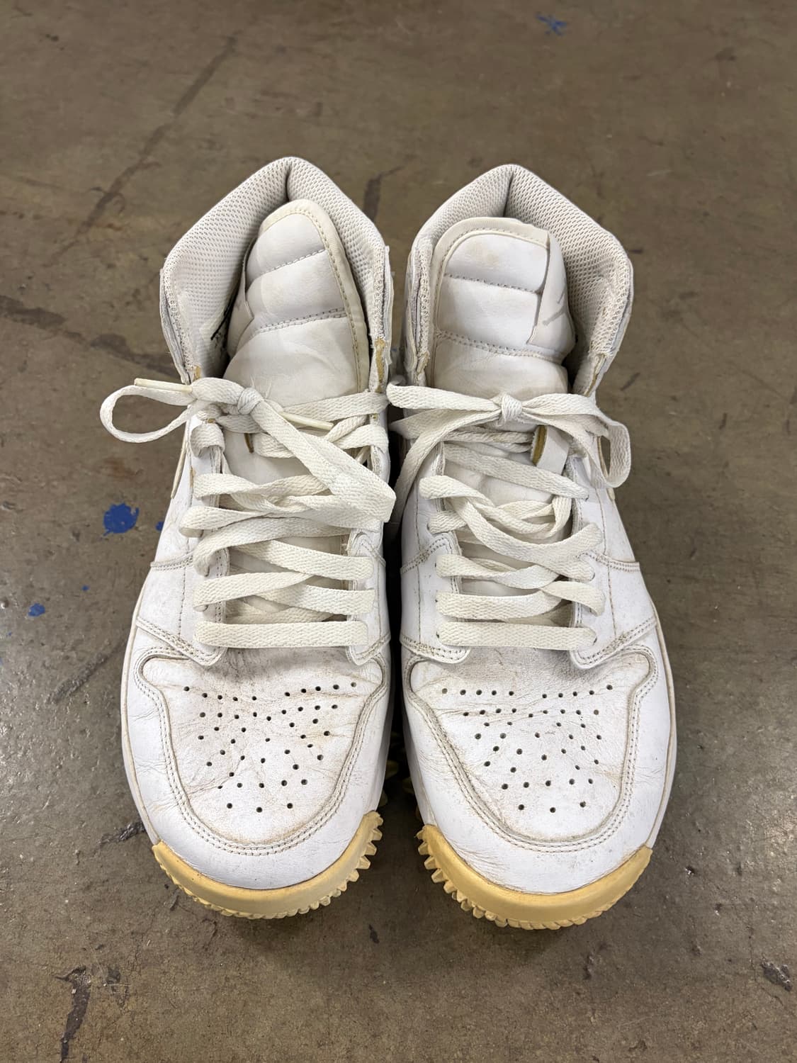 나이키 덩크 올화이트 하이탑 스니커즈 265 상품이미지2