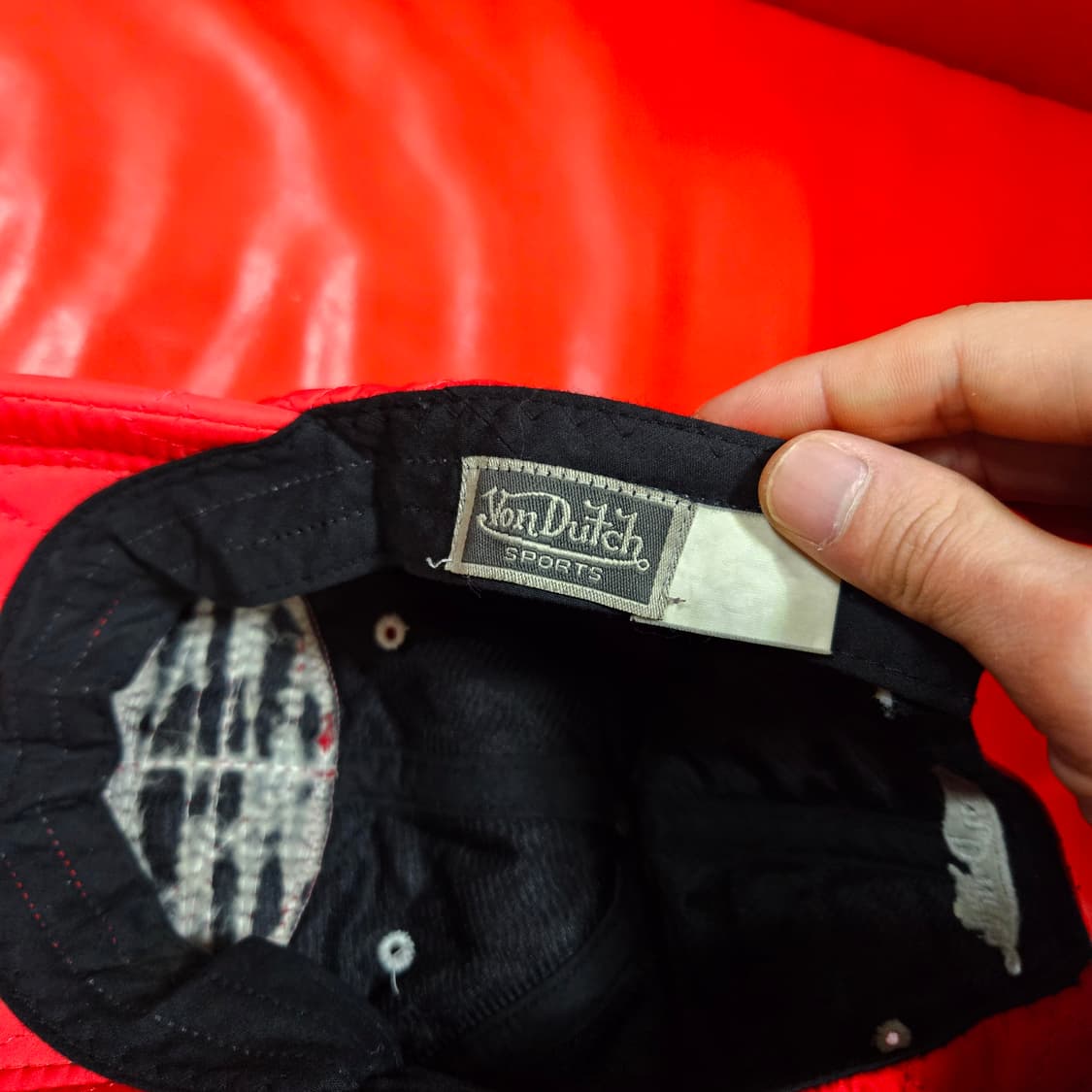 본터치(Vondutch) 00's y2k 퀄트 볼캡
 상품이미지6