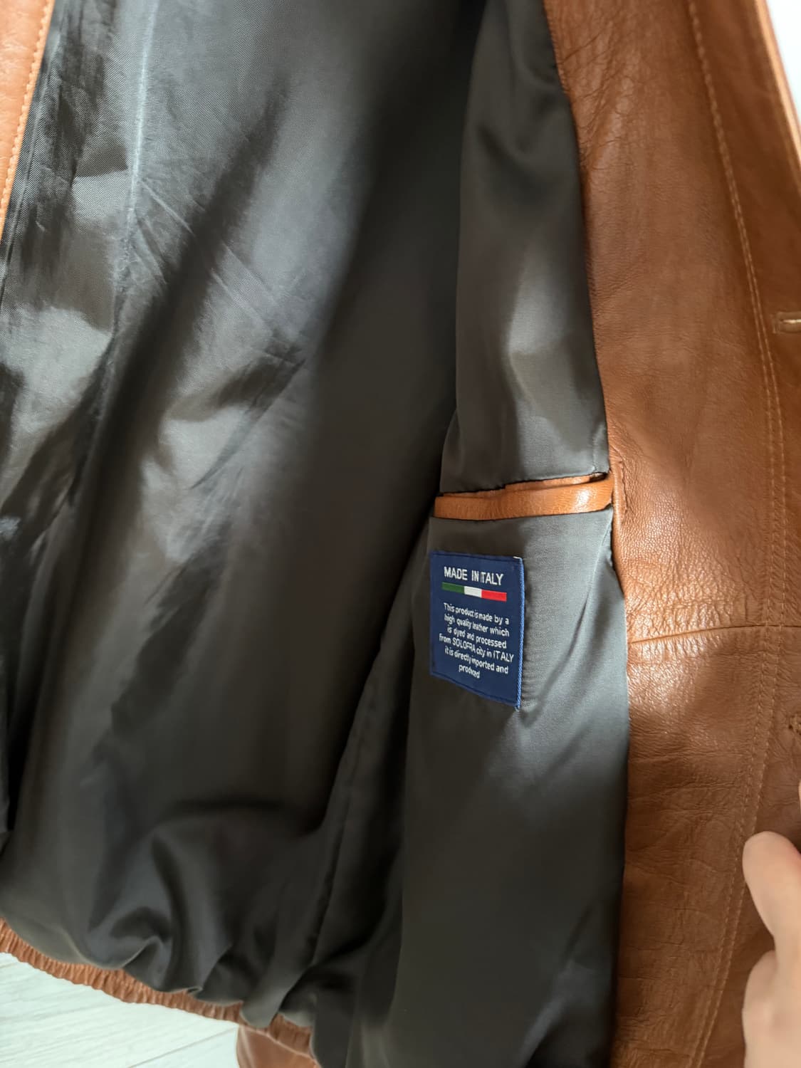 인사일런스 리얼레더 자켓 상품이미지8