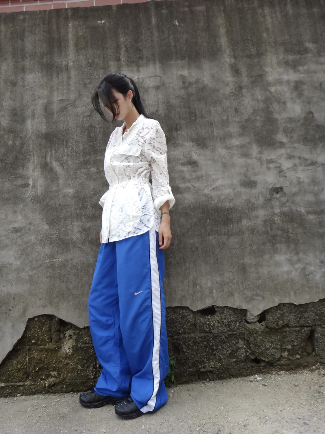 NIKE easy track pants / blue 상품이미지4