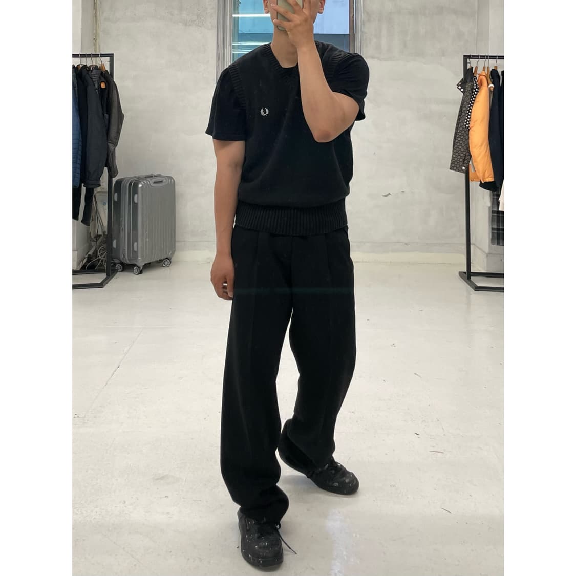 프레드페리 니트 베스트 상품이미지2