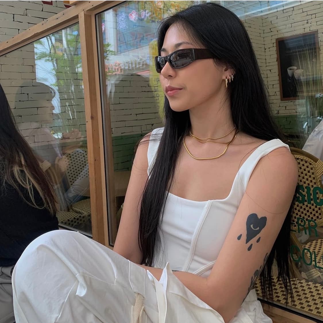 Zara corset top 자라 코르셋 탑 (화이트, 블랙) 상품이미지9