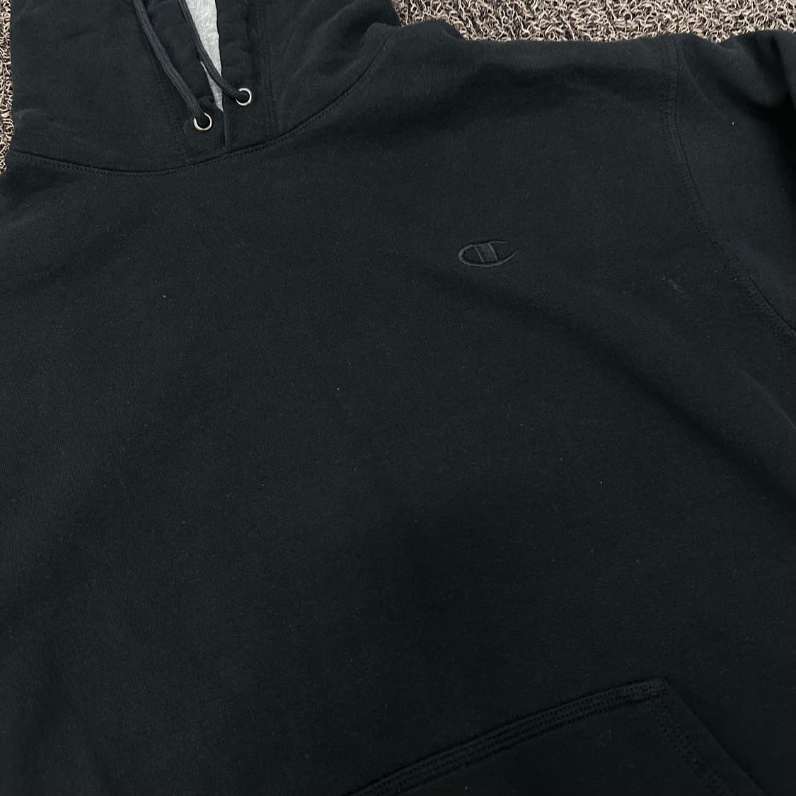 챔피온 후드티 블랙 2XL 상품이미지2