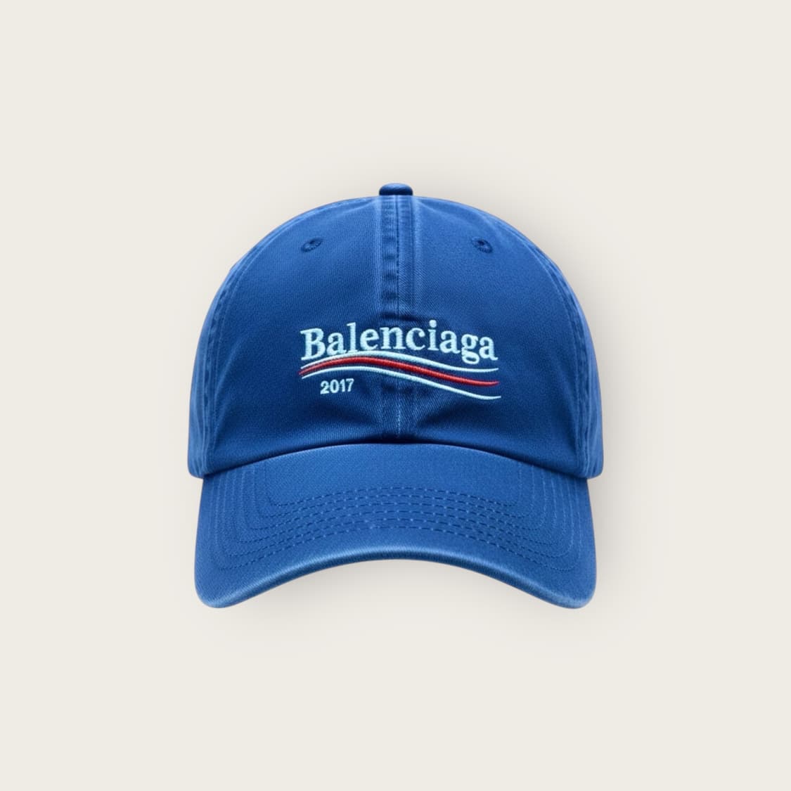 발렌시아가 2017웨이브로고 워싱 빈티지 볼캡 상품이미지1