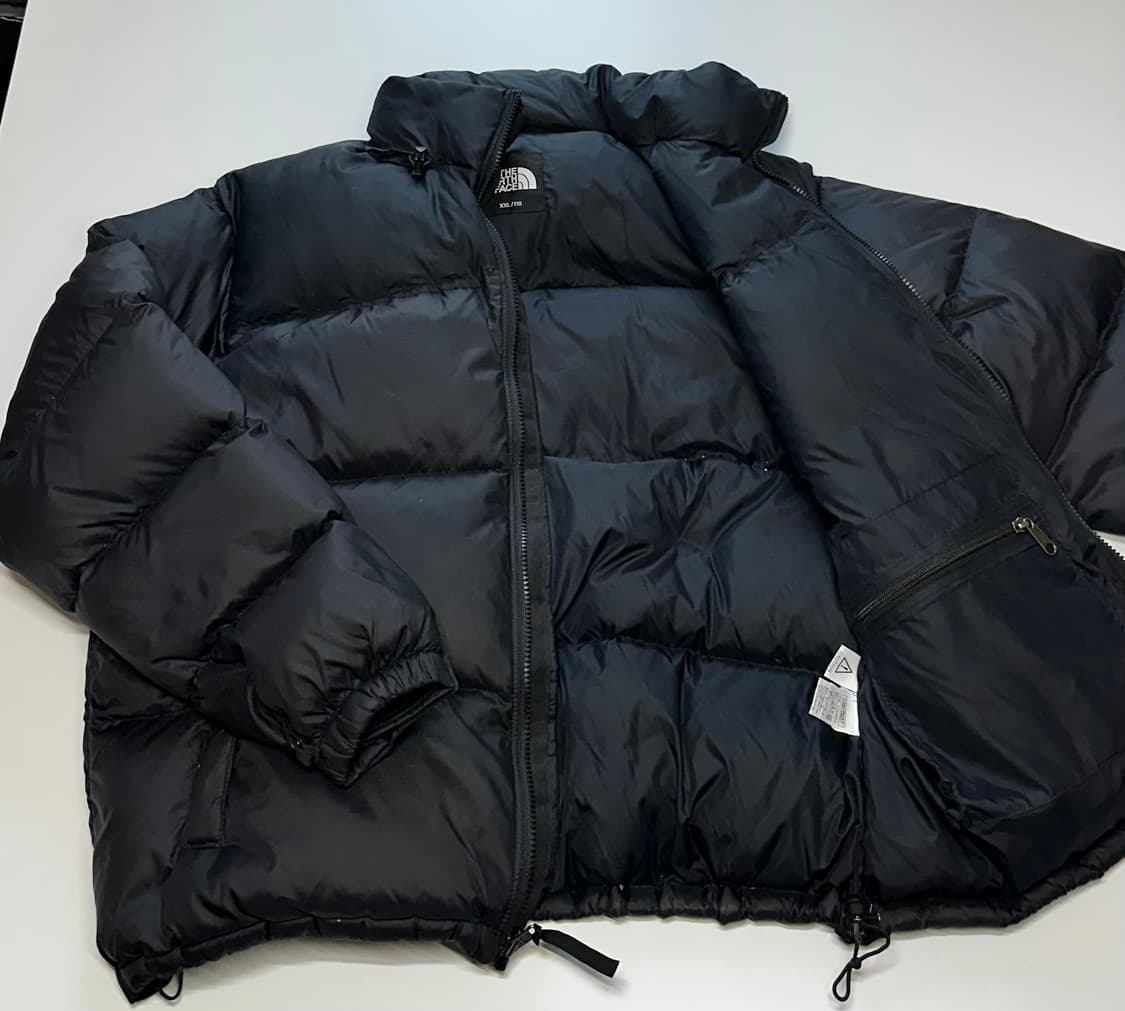 노스페이스 눕시 블랙 패딩 상품이미지2