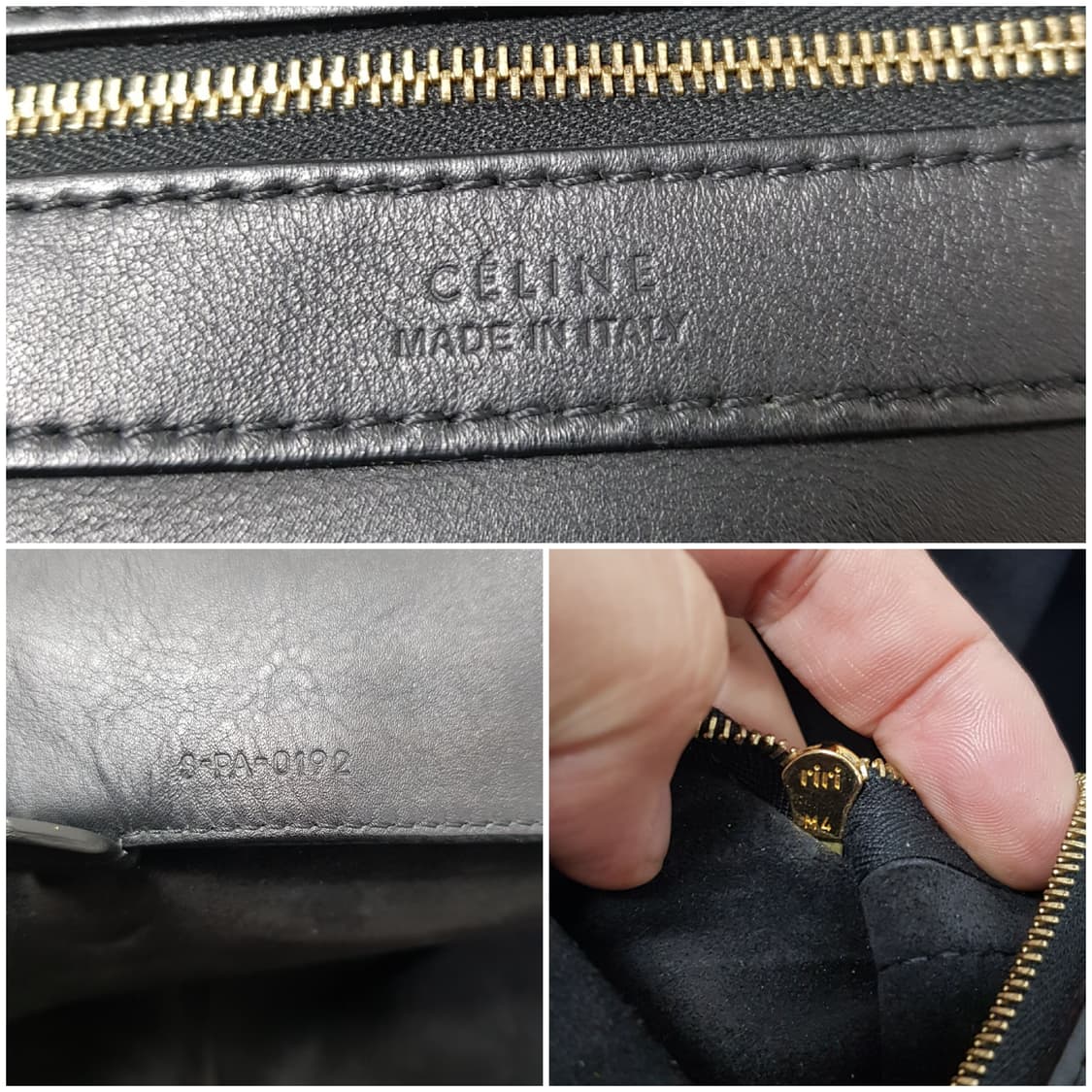 [정품] 셀린느 펜텀 카바스 블랙/화이트 쇼퍼백 상품이미지9