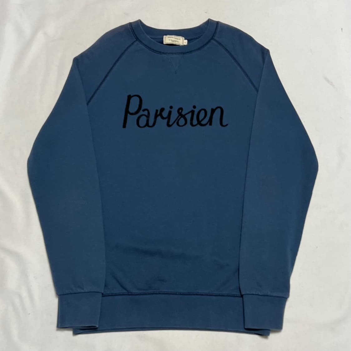 L 메종키츠네 파리지앵 블루 맨투맨  상품이미지2