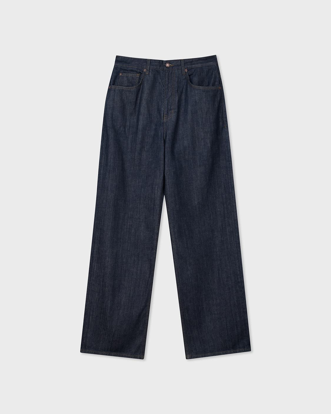 벨리에 트루 와이드 데님 팬츠 - 로우 인디고 W34/L30 새상품 상품이미지1