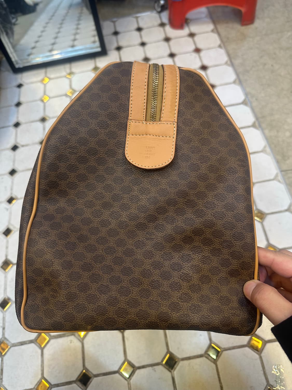 셀린느 마카담 보스턴백 브라운 상품이미지4