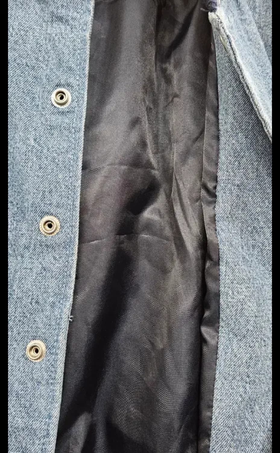 마리떼 프랑소와 데님 스타디움 바시티 자켓 S 상품이미지6