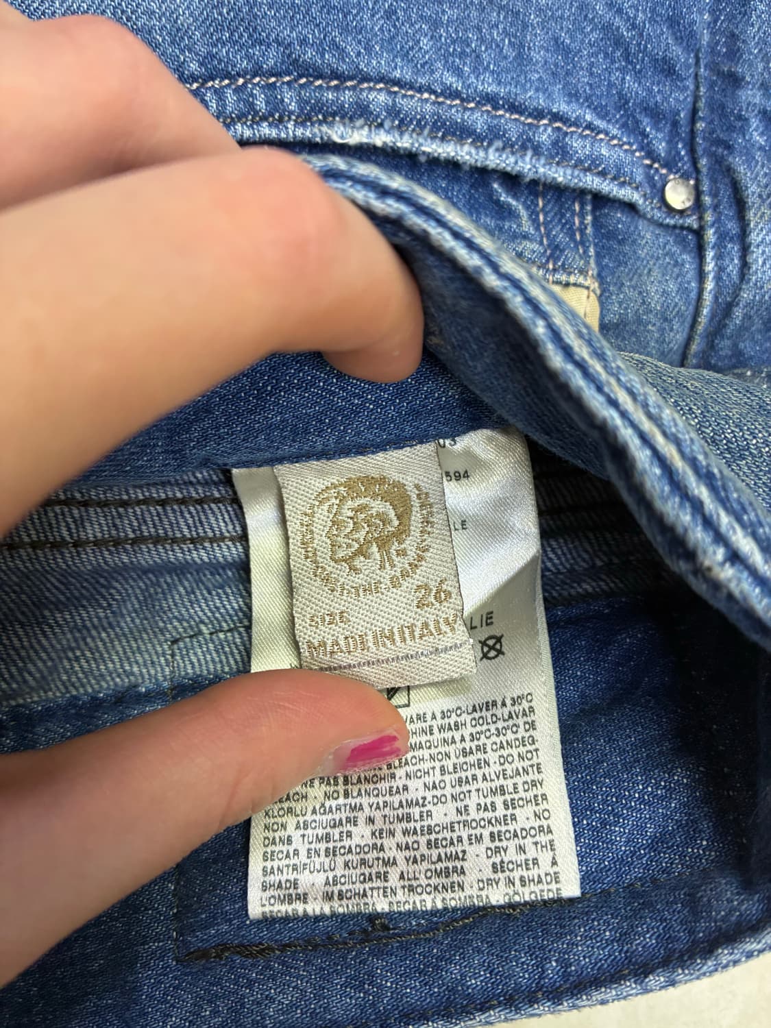 디젤 그런지 디스트로이드 플레어 부츠컷 데님 상품이미지10