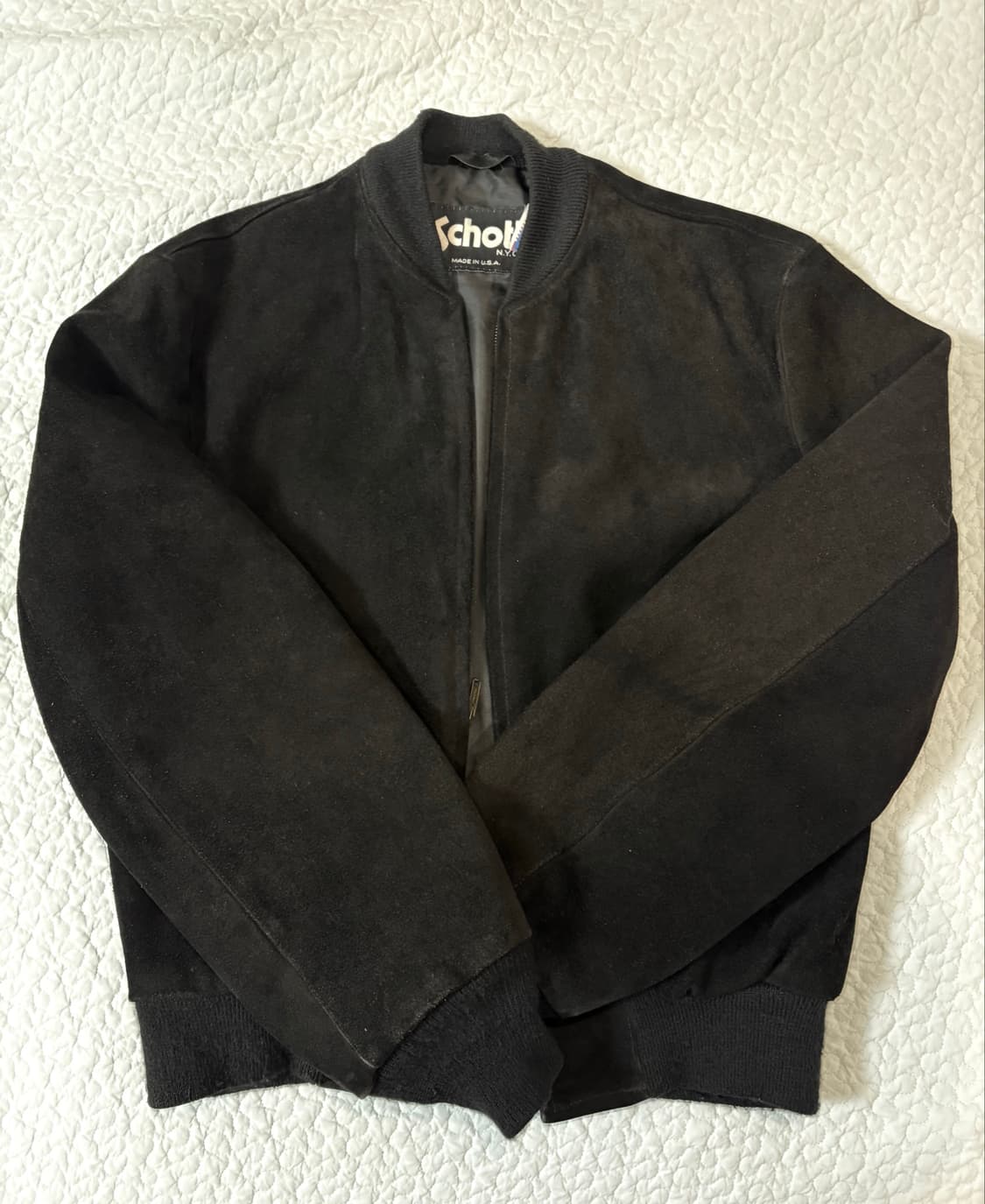 Schott Suede Blouson Jacket (crop)40size 상품이미지1