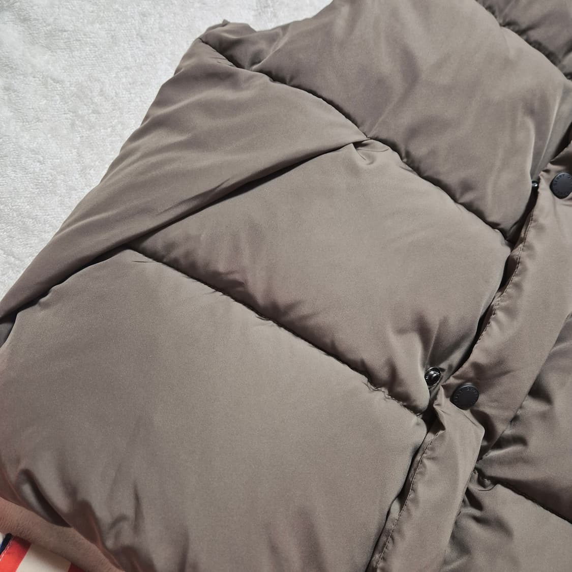 일본 GERRY 게리 패딩 조끼 브라운 M사이즈 새상품 상품이미지6