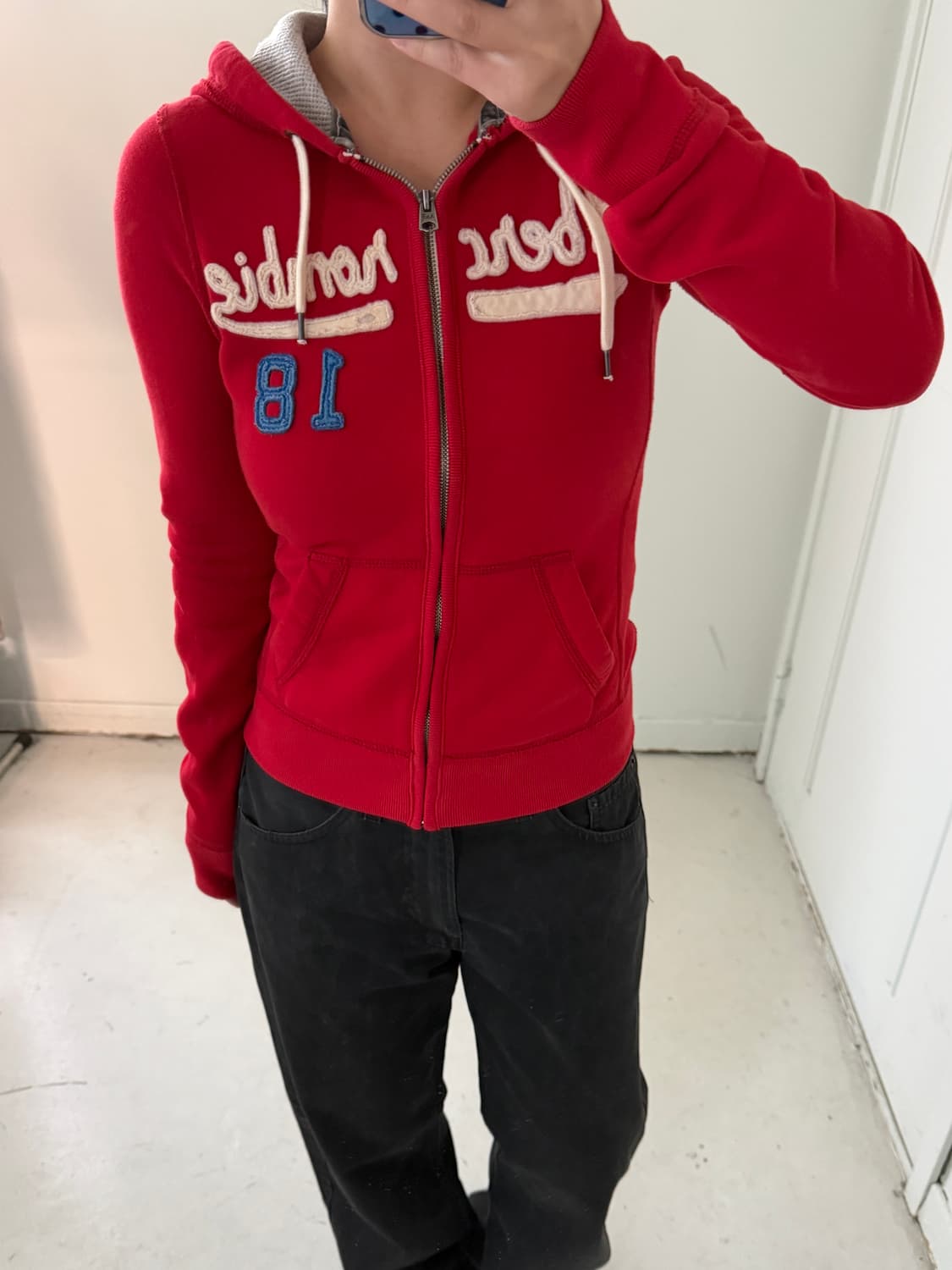 일본빈티지 아베크롬비 후드집업 xs 상품이미지2