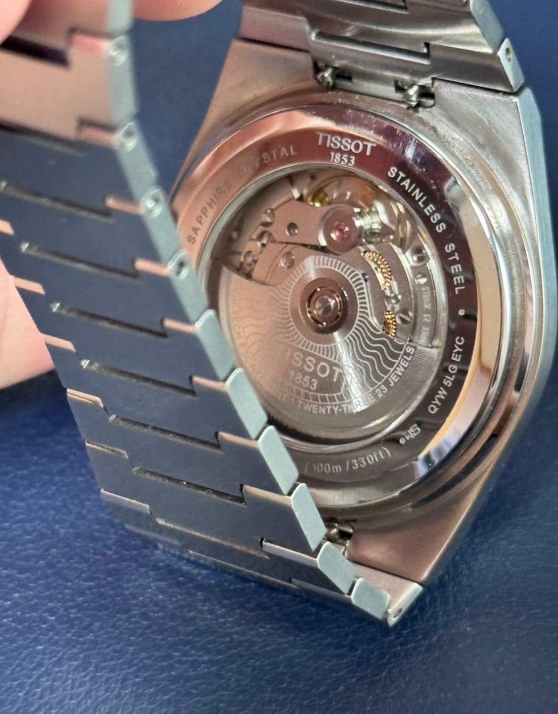 티쏘 prx 40mm 아이스블루 오토매틱 상품이미지3