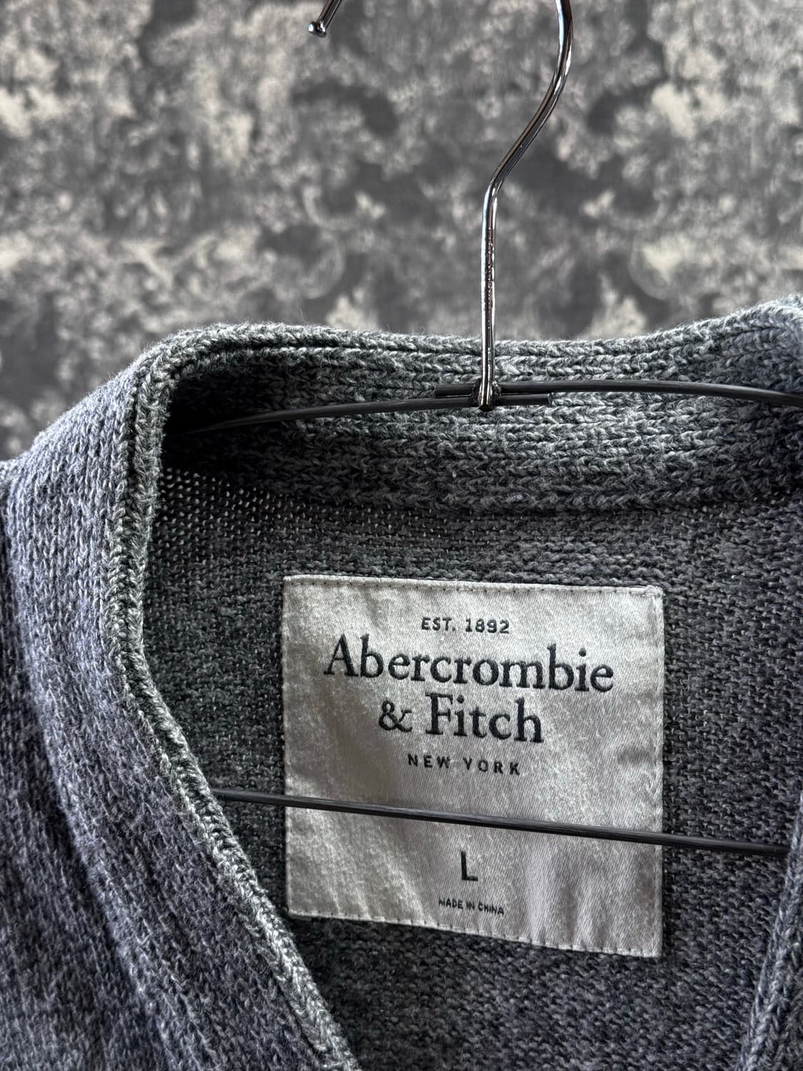 abercromdie 아베크롬비 그레이 가디건 상품이미지5