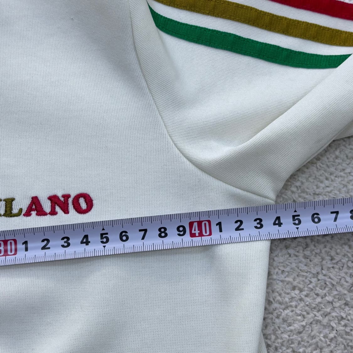 90 아디다스 밀라노 삼선 트랙탑 자켓 0324E 상품이미지8