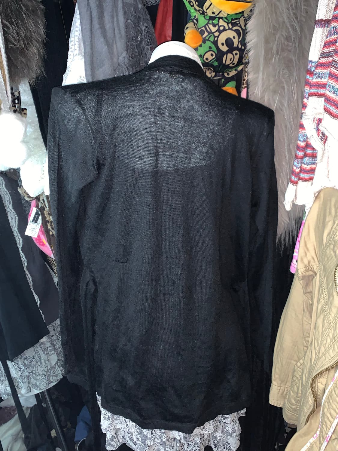 고스펑크 레이스 가디건 상품이미지3