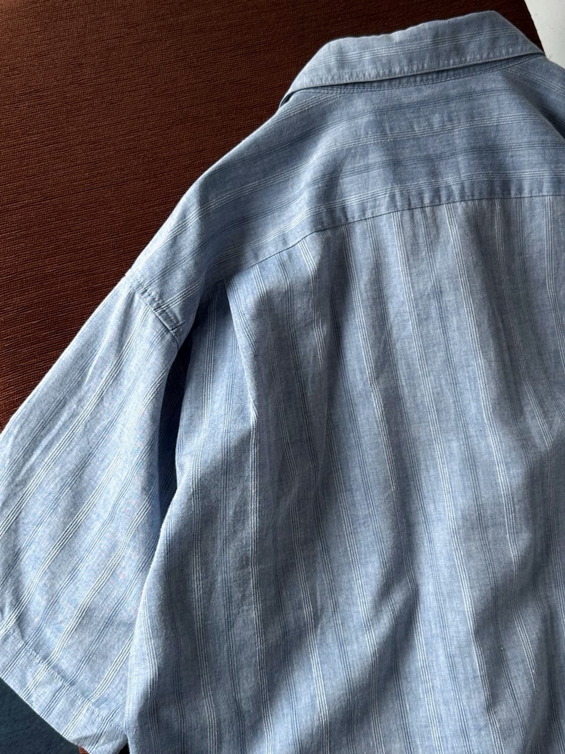 Design jacquard fabric point H/S shirt 상품이미지6